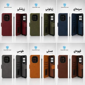 کیف کلاسوری گاردتک اساک مدل Prime Band مناسب برای گوشی موبایل شیائومی Redmi Note 14 Pro 4G به همراه بندآویز