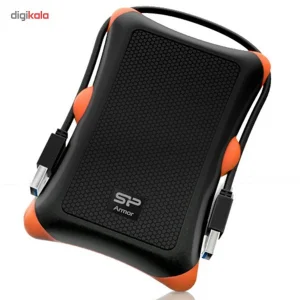 هارد اکسترنال سیلیکون پاور مدل Armor A30 ظرفیت 2 ترابایت دارای رابط USB Type-A