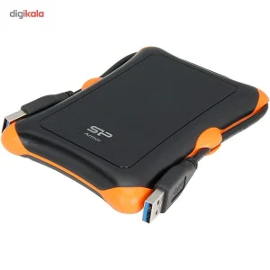هارد اکسترنال سیلیکون پاور مدل Armor A30 ظرفیت 2 ترابایت دارای رابط USB Type-A