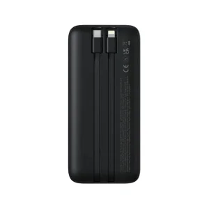 پاوربانک 22 وات بیسوس مدل LIPOW Dual ظرفیت 20000 میلی‌آمپرساعت به همراه کابل USB-C و لایتنینگ