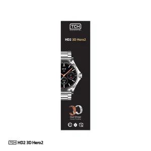 ساعت هوشمند تی سی اچ مدل TCH HD2 3D Hero2 دارای قابلیت های کنترل موسیقی (Music Player)، پشتیبانی از زبان فارسی در منو و سیستم‌عامل، قابلیت مکالمه از طریق بلوتوث بند فلز