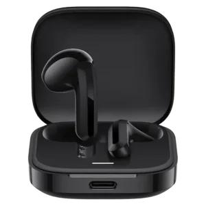 هدفون بلوتوثی شیائومی مدل Redmi Buds 6 Active با نویز کنسلینگ میکروفون (ENC)، درگاه شارژ USB Type-C، دارای دو میکروفون با قابلیت حذف نویز، پشتیبانی از فرمان لمسی، مقاوم در برابر رطوبت و عرق (IPX4)