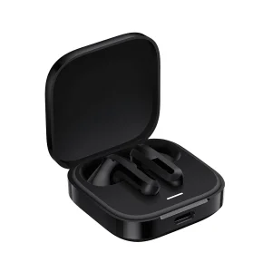 هدفون بلوتوثی شیائومی مدل Redmi Buds 6 Active با نویز کنسلینگ میکروفون (ENC)، درگاه شارژ USB Type-C، دارای دو میکروفون با قابلیت حذف نویز، پشتیبانی از فرمان لمسی، مقاوم در برابر رطوبت و عرق (IPX4)