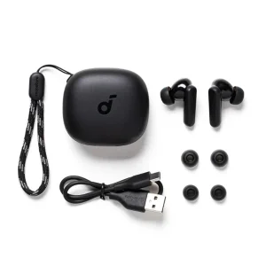 هدفون بلوتوثی انکر مدل Soundcore P25i با نویز کنسلینگ فعال (ANC)، درگاه شارژ USB Type-C، مقاوم در برابر رطوبت و عرق