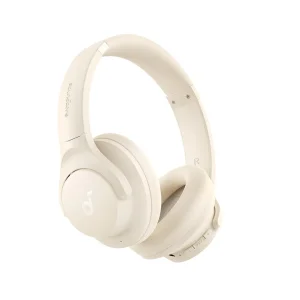 هدفون بلوتوثی انکر مدل Soundcore Q20i با نویز کنسلینگ فعال (ANC)، درگاه شارژ USB Type-C، دارای 2 میکروفون داخلی و 2 میکروفون خارجی، پشتیبانی از صدای Hi-Res از طریق کابل AUX