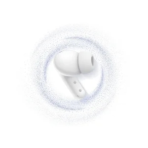 هدفون بلوتوثی شیائومی مدل Redmi Buds 5 با نویز کنسلینگ فعال (ANC)، درگاه شارژ USB Type-C، دارای نشانگر روی محفظه شارژ