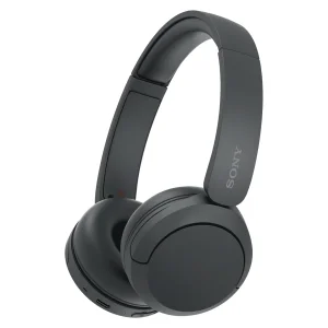 هدفون بلوتوثی سونی مدل WH-CH520 با نویز کنسلینگ فعال (ANC)، درگاه شارژ USB Type-C، دارای پشتیبانی از دستیار صوتی Google Assistant و Siri، طراحی چرخشی برای حمل و نگهداری آسان