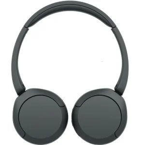 هدفون بلوتوثی سونی مدل WH-CH520 با نویز کنسلینگ فعال (ANC)، درگاه شارژ USB Type-C، دارای پشتیبانی از دستیار صوتی Google Assistant و Siri، طراحی چرخشی برای حمل و نگهداری آسان