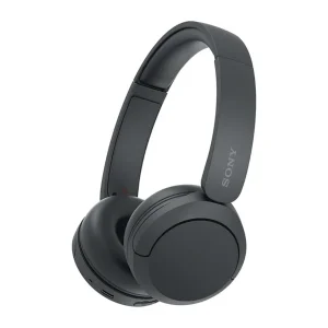 هدفون بلوتوثی سونی مدل WH-CH520 با نویز کنسلینگ فعال (ANC)، درگاه شارژ USB Type-C، دارای پشتیبانی از دستیار صوتی Google Assistant و Siri، طراحی چرخشی برای حمل و نگهداری آسان