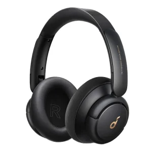 هدفون بلوتوثی انکر مدل SoundCore Life Q30 با نویز کنسلینگ فعال (ANC)، درگاه شارژ USB Type-C، دارای میکروفون دوگانه با حذف نویز، مجهز به فناوری Hi-Res Audio، دارای حالت Transparency برای شنیدن صدای محیط