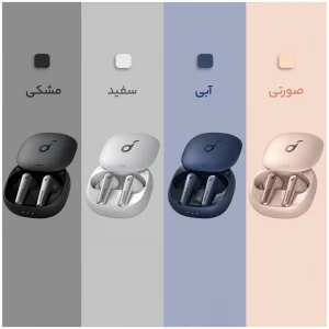 هدفون بلوتوثی آنکر مدل SoundCore Liberty Air 2 Pro با نویز کنسلینگ فعال (ANC)، درگاه شارژ USB Type-C، مجهز به درایور PureNote برای ایجاد صدایی واضح، مقاوم در برابر رطوبت و عرق (IPX4)