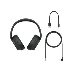 هدفون بلوتوثی سونی مدل WH-CH720N با نویز کنسلینگ فعال (ANC)، درگاه شارژ USB Type-C، دارای اتصالات همزمان به دو دستگاه، طراحی سبک و ارگونومیک