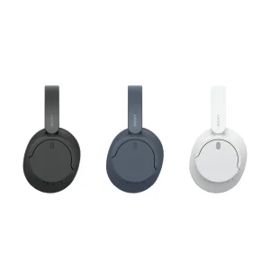 هدفون بلوتوثی سونی مدل WH-CH720N با نویز کنسلینگ فعال (ANC)، درگاه شارژ USB Type-C، دارای اتصالات همزمان به دو دستگاه، طراحی سبک و ارگونومیک