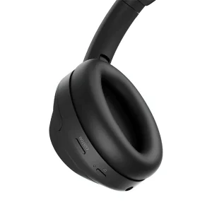 هدفون بلوتوثی سونی مدل WH-1000XM4 با نویز کنسلینگ فعال (ANC)، نویزکنسلینگ میکروفون (ENC)، درگاه شارژ USB Type-C، دارای میکروفون داخلی با کیفیت بالا، مقاوم در برابر رطوبت و عرق