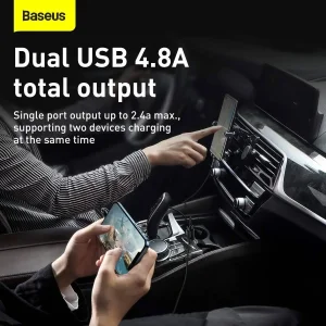 شارژر فندکی 24 وات بیسوس مدل CCALLP-01 New PACK