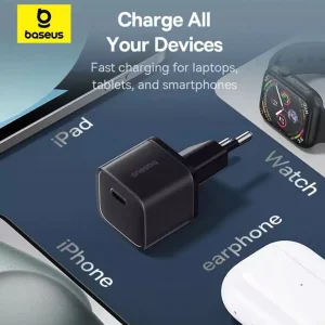شارژر دیواری 20 وات بیسوس مدل GaN5S