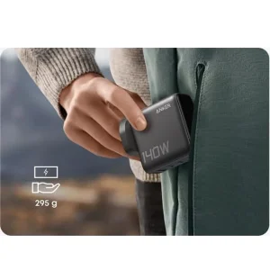 شارژر دیواری 140 وات 4 پورت انکر مدل B0DPKP7RD8 به همراه کابل USB-C به طول 1.5 متر