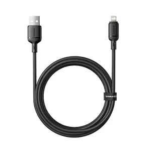کابل تبدیل USB-A به لایتنینگ بیسوس مدل Silky P10377702113-01 طول 2 متر