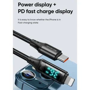 کابل USB-C به لایتنینگ مک دودو مدل Digital HD طول 1.2 متر
