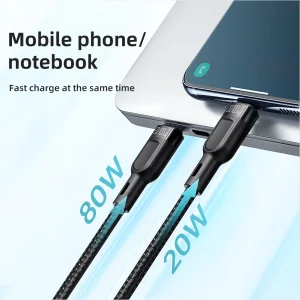کابل تبدیل 1 به 2 USB-C مک دودو مدل CA-7470 طول 1.2 متر