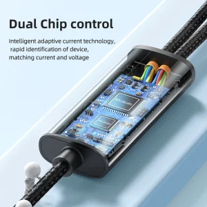کابل تبدیل 1 به 2 USB-C مک دودو مدل CA-7470 طول 1.2 متر
