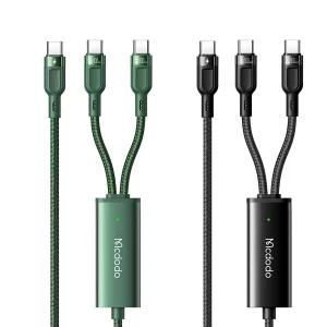 کابل تبدیل 1 به 2 USB-C مک دودو مدل CA-7470 طول 1.2 متر
