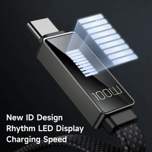 کابل USB-C مک دودو مدل LED RHYTHM طول 1.2 متر