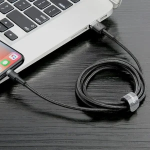 کابل تبدیل USB به لایتنینگ باسئوس مدل Cafule Cable طول 1 متر
