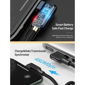 کابل تبدیل USB به لایتنینگ مک دودو مدل CA-7300 طول 1.8 متر