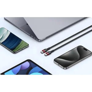 کابل USB-C بیسوس مدل B-2pcs طول 1 متر