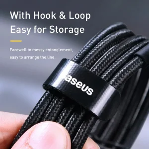 کابل USB-C بیسوس مدل B-2pcs طول 1 متر