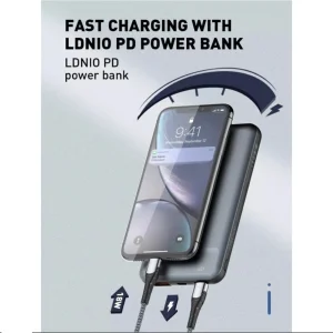 کابل تبدیل USB-C به لایتنینگ الدینیو مدل LC 112 طول 2 متر