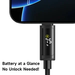 کابل USB-C مک دودو مدل Dual LED Displays 100W طول 1.2 متر