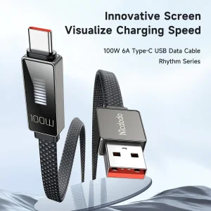 کابل USB به USB-C مک دودو مدل LED RHYTHM طول 1.2متر