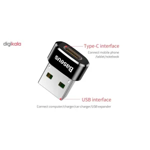 مبدل USB به USB-C باسئوس مدل CAAOTG