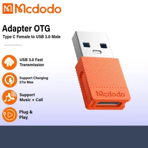 مبدل USB-C به USB3.0 مک‌دودو مدل MCT202