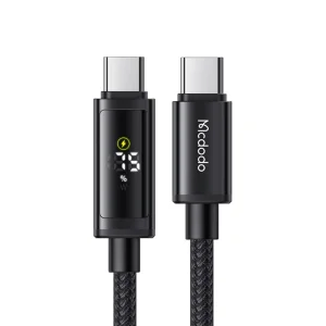 کابل USB- C مک دودو مدل Dual LED Display طول 1.2 متر
