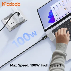 کابل USB- C مک دودو مدل Dual LED Display طول 1.2 متر