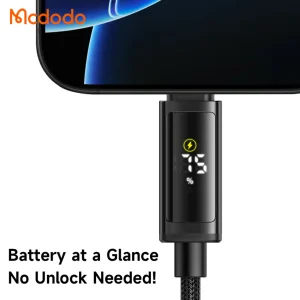 کابل USB- C مک دودو مدل Dual LED Display طول 1.2 متر