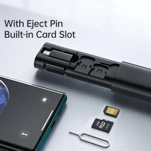 کابل تبدیل USB-C/USB به Lightning/USB-C/Micro USB مک‌ دودو مدل Box با طول 0.3 متر