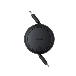 کابل تبدیل USB-C به USB-C بیسوس مدل Free2Pull Mini 60W طول 1 متر