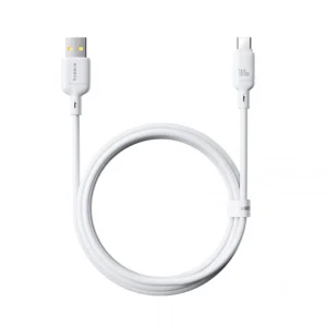 کابل تبدیل USB-A به USB-C بیسوس مدل Silky P10377703213-00 طول 1 متر