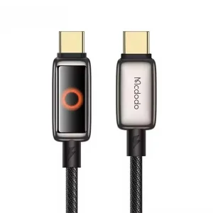 کابل USB-C مک دودو مدل 100W Halo Breathing Light CA-668 طول 1.2 متر