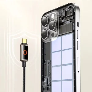 کابل USB-C مک دودو مدل 100W Halo Breathing Light CA-668 طول 1.2 متر