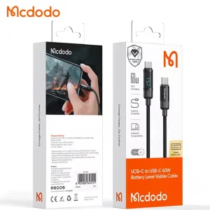 کابل تبدیل USB-C مک دودو مدل CA-578 60W طول 1.2متر