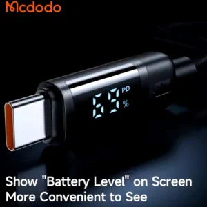 کابل تبدیل USB-C مک دودو مدل CA-578 60W طول 1.2متر
