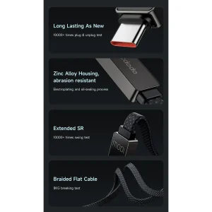 کابل تبدیل USB به USB-C مک دودو  مدل CA-498 طول 1.2متر