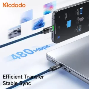 کابل تبدیل usb-cبه لایتنینگ /usb-c مک دودو مدل ca-6700 طول 1.5متر