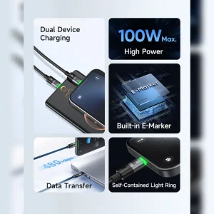 کابل تبدیل usb-cبه لایتنینگ /usb-c مک دودو مدل ca-6700 طول 1.5متر