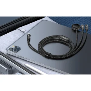 کابل تبدیل USB-C به میکرو اپل واچ/لایتنینگ/USB-C مک دودو مدل ca-4940 طول 1.2 متر